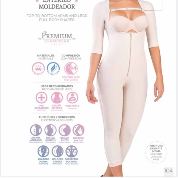 TOP-TO BOTTOM ARMS AND LEGSFULL BODY SHAPER